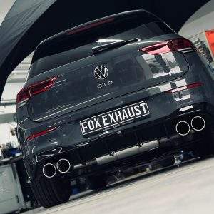 VW Golf 8 GTD Endschalldämpfer Ausgang rechts/links - 2x100 Typ 16x rechts/links (das X steht für den besonderen Einsatz im Endrohr)