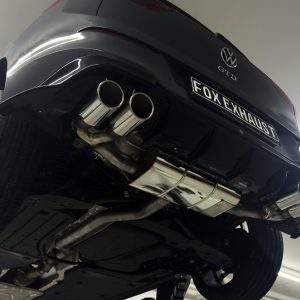 VW Golf 8 GTD Endschalldämpfer Ausgang rechts/links inklusive Verbindungsrohr - 2x100 Typ 16x rechts/links (das X steht für den besonderen Einsatz im Endrohr)