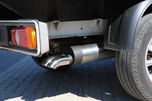 VW Bus T5 Pritsche 4x4 Doppelkabine Endschalldämpfer - 2x63 Typ 28 – Bild 7