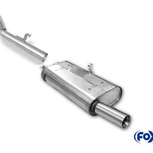 BMW E30 318is Endschalldämpfer und Vorschalldämpferersatzrohr - 1x80 Typ 24