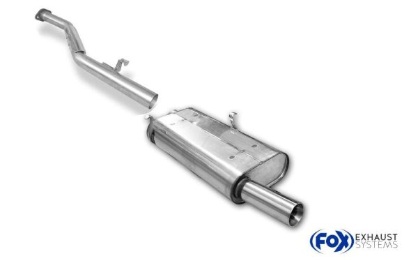 BMW E30 318is Endschalldämpfer und Vorschalldämpferersatzrohr - 1x80 Typ 24