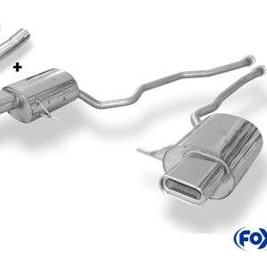 BMW X5 E53 Endschalldämpfer rechts/links inkl. Dieseladapter - 160x80 Typ 53 rechts/links