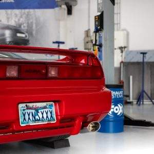 Honda NSX I/ Acura NSX I Coupe Endschalldämpfer quer Ausgang rechts/links - 140x90 Typ 32 rechts/links