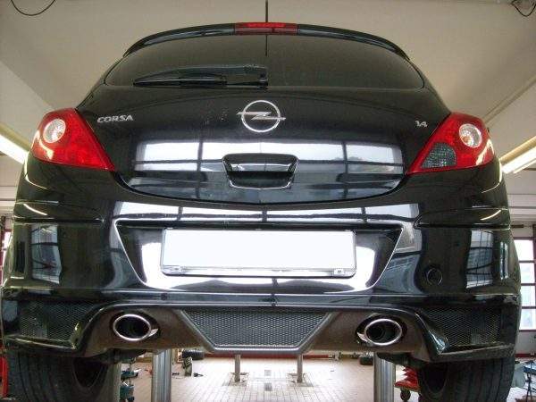Opel Corsa D Rieger Endschalldämpfer Ausgang rechts/links - 115x85 Typ 32 rechts/links – Bild 5