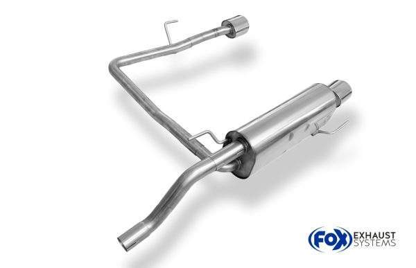 Opel Corsa D Rieger Endschalldämpfer Ausgang rechts/links - 115x85 Typ 32 rechts/links – Bild 4