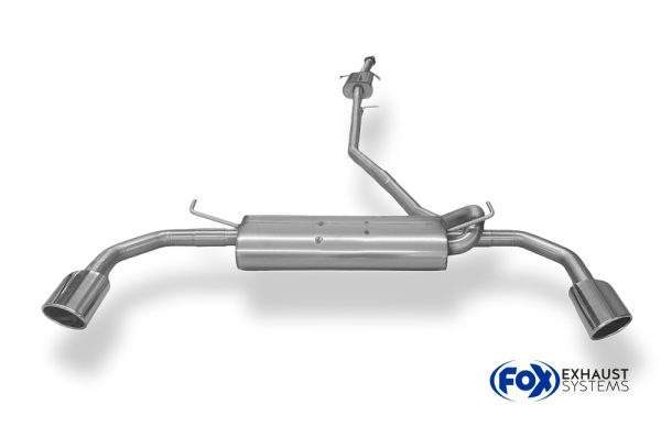 Opel Mokka 4x4 & 4x2 Endschalldämpfer rechts/links und Vorschalldämpfer - 115x85 Typ 38 rechts/links – Bild 2
