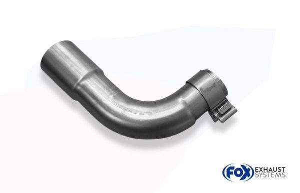 VW Golf VII GTE/ VW Golf VIII GTE Verbindungsrohr zwischen FOX Vor- und Endschalldämpfer - Wird benötigt, wenn Vorschalldämpfer nachträglich dazu bestellt wird