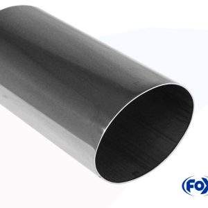 Anschweißendrohr Typ 34 115x85 mm / Länge: 300 mm - oval / uneingerollt / gerade / ohne Absorber