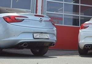 70mm Duplex-Sportendschalldämpfer Opel Cascada