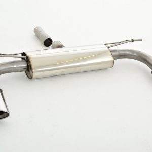 Duplex Sportendschalldämpfer Edelstahl