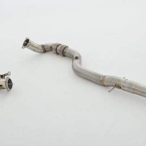 76mm Downpipe mit 200 Zellen Sport-Kat. Edelstahl