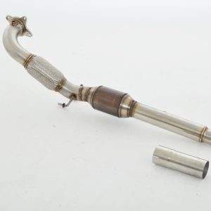 76mm Downpipe mit 200 Zellen Sport-Kat. Edelstahl