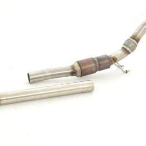 76mm Downpipe mit 200 Zellen HJS Sport-Kat. Edelstahl