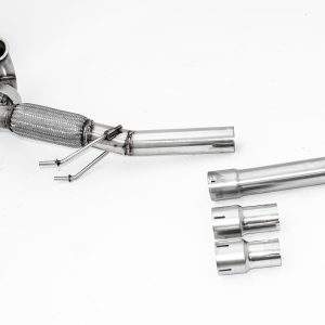 76mm Downpipe mit Sport-Kat. Edelstahl