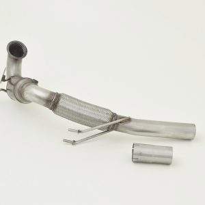 76mm Downpipe mit Sport-Kat. Edelstahl