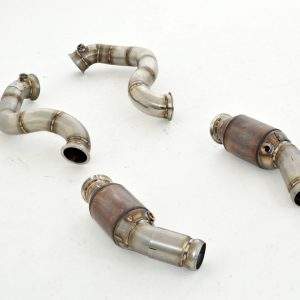 2x76mm Downpipe mit 200 Zellen Sport-Kat. Mercedes S/W205 C63 / C63 S AMG