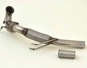 3 Zoll (76mm) Downpipe mit Sport-Kat. Edelstahl