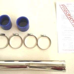 Ladedruckrohr Edelstahl poliert