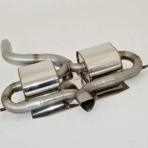 76mm Duplex-Sportendschalldämpfer mittig Opel Corsa D OPC