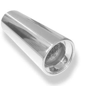 Anschweißendrohr Typ 13 Ø 100 mm / Länge: 300 mm  - rund / eingerollt / gerade / mit Absorber