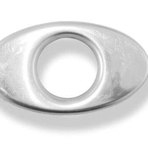 Deckel aufgestellt für Endrohr oval 160x90mm - Loch: 55mm