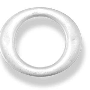 Deckel aufgestellt für Endrohr oval 88x74mm - Loch: 50mm