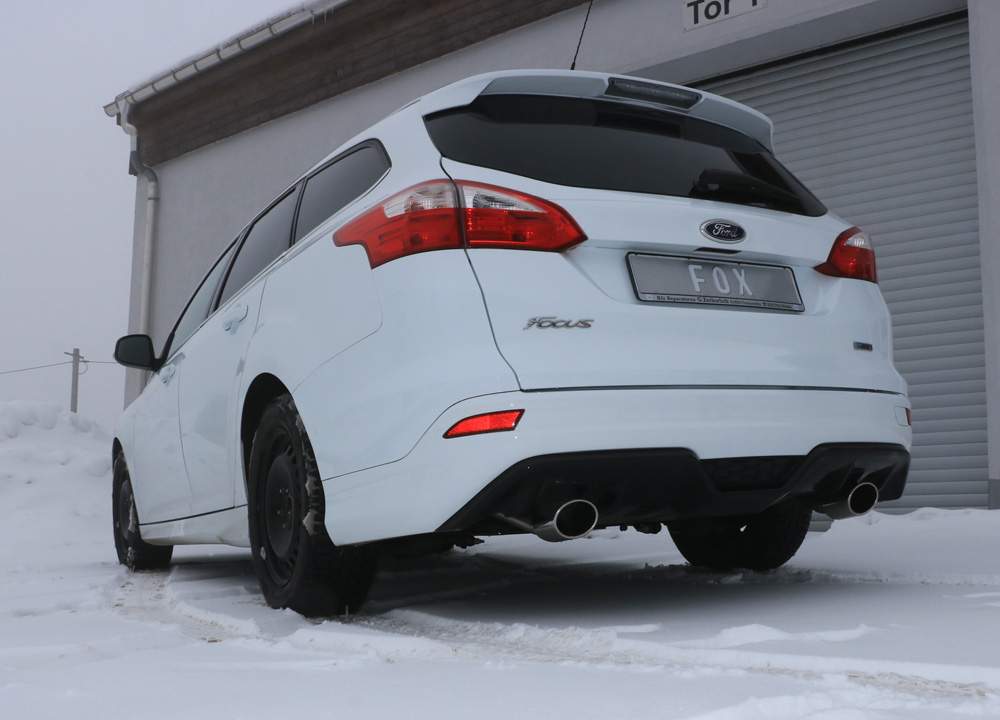 Ford Focus III Ecoboost - Turnier/ Kombi mit Stylingpaket Endschalldämpfer Ausgang rechts/links - 115x85 Typ 32 rechts/links – Bild 8