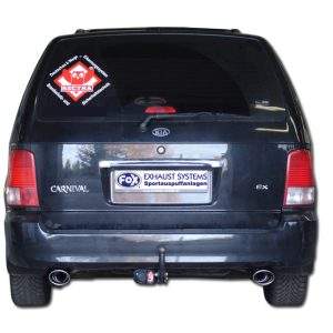 Kia Carnival II Endrohrgeweih rechts/links - 115x85 Typ 33 rechts/links