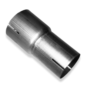 Doppelmuffe - 70mm auf 60mm - Länge: 200mm rechts/ links geschlitzt - d1 = 70mm innen - d2 = 60mm innen