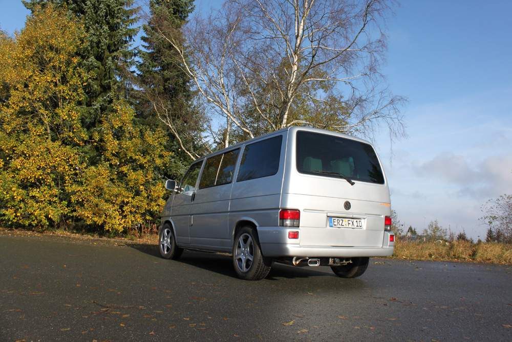 VW T4 - Frontantrieb - Bus/ Transporter/ Multivan/ Caravelle Endschalldämpfer - 160x80 Typ 53