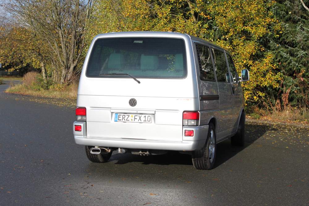 VW T4 - Frontantrieb - Bus/ Transporter/ Multivan/ Caravelle Endschalldämpfer - 160x80 Typ 53 – Bild 3