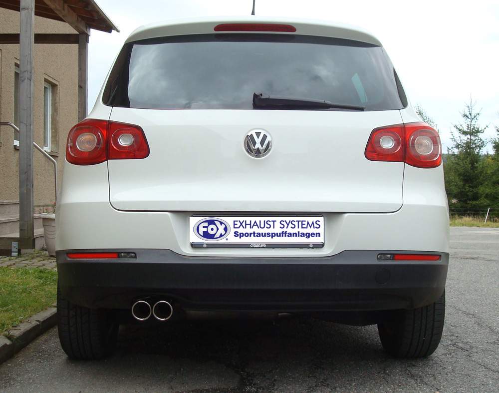 VW Tiguan 5N - 4motion Endschalldämpfer - 2x80 Typ 17 – Bild 5