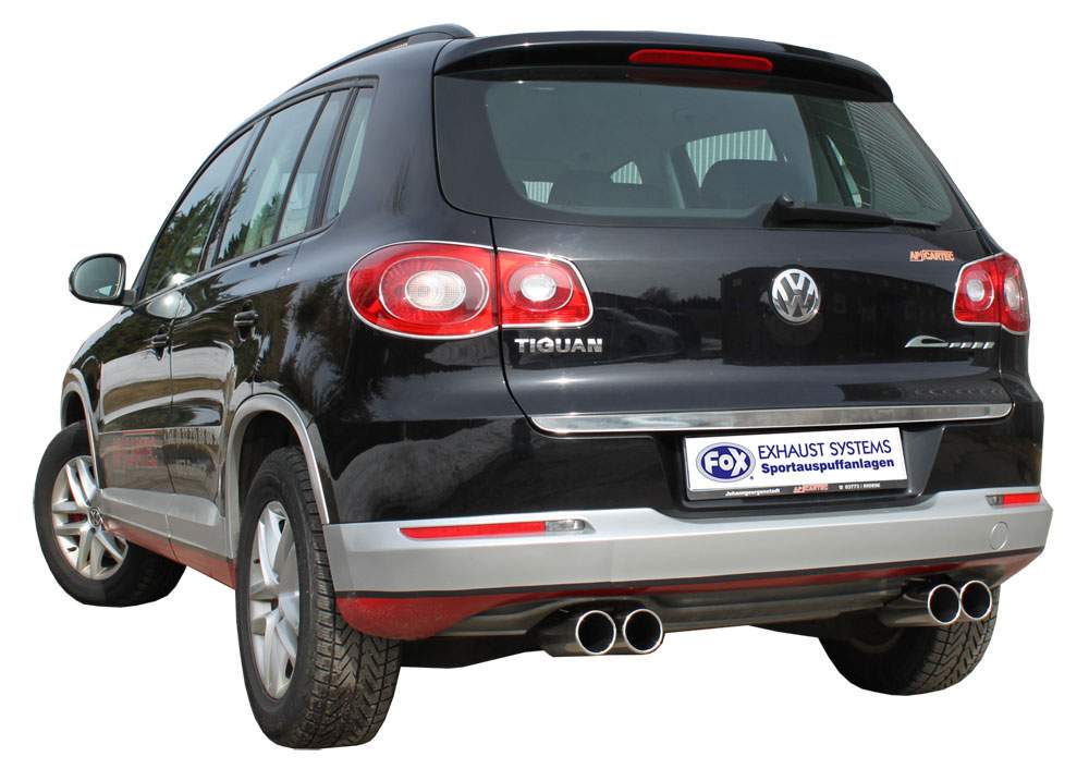 VW Tiguan 5N - 4motion Endschalldämpfer Ausgang rechts/links - 2x90 Typ 12 rechts/links – Bild 2