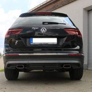 VW Tiguan II Benzin - 4motion Endschalldämpfer Ausgang rechts/links - 145x65 Typ 59 rechts/links