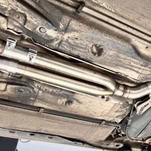 Audi S4/RS4 B5 Verbindungsrohr 76mm/2x70mm mit Adapter 2x76mm