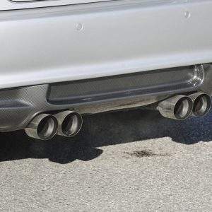 FOX Sportauspuff passend für BMW E46 320/ 323/ 325/ 328/ 330 Endschalldämpfer Ausgang zentriert - 4x90mm Typ 14 mittig Variante 2