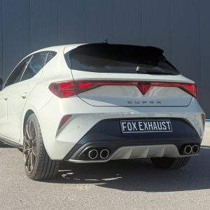 Cupra Leon 4x2 - KL Hybrid Endschalldämpfer Ausgang rechts/links und Vorschalldämpfer - 2x80 Typ 16 rechts/links