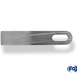 Halter Flachmaterial (20x4) Länge: 100mm Mit Langloch 22x9mm