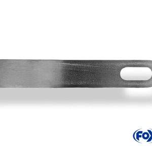 Halter Flachmaterial (20x4) Länge: 120mm Mit Langloch 22x9mm